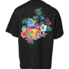 Dolce & Gabbana Black DG Floral Print Crew Neck T-shirt