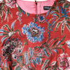 Dolce & Gabbana Red Floral Jacquard A-line Mini Dress