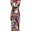 Dolce & Gabbana Multicolor Ortensia Patchwork Sheath Dress