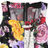 Dolce & Gabbana Multicolor Ortensia Patchwork Sheath Dress
