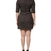 Dolce & Gabbana Brown Tweed Short Sleeves A-line Mini Dress
