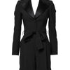 Dolce & Gabbana Black Wool Jumpsuit Dress Women Coat Jacket