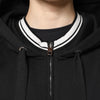 Dolce & Gabbana Black Cotton Hooded Full Zip Sweatshirt Sweater