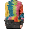 Dolce & Gabbana Multicolor Mohair Turtleneck Pullover Sweater