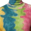 Dolce & Gabbana Multicolor Mohair Turtleneck Pullover Sweater