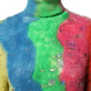 Dolce & Gabbana Multicolor Mohair Turtleneck Pullover Sweater