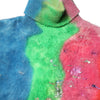 Dolce & Gabbana Multicolor Mohair Turtleneck Pullover Sweater