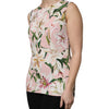 Dolce & Gabbana Multicolor Floral Print Round Neck Tank Top