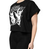 Dolce & Gabbana Black Cotton Printed Short Sleeves T-shirt