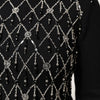 Dolce & Gabbana Black Cashmere Embellished Long Sleeves Top