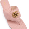 Gucci Mystic Pink Nappaledersandalen Charlotte