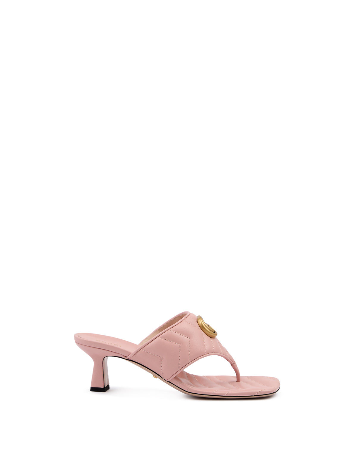 Gucci Mystic Pink Nappaledersandalen Charlotte