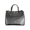 BYBLOS Black Polyurethane Women Handbag