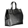 BYBLOS Black Polyurethane Women Handbag