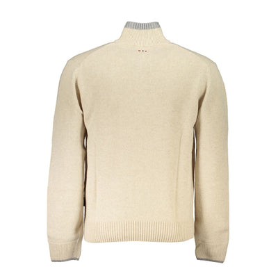 Napapijri Beige Tessuto Men Sweater