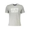 North Sails Grigio Cotton Men T-Shirt