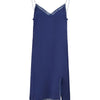 Gucci Blu Viscose and Cotton Mid Long Dress