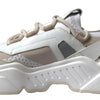 Dolce & Gabbana Sneakers White Beige Leather Sport DAYMASTER Shoes