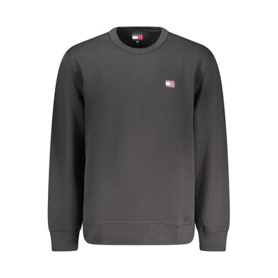 Tommy Hilfiger Black Cotton Mens Sweatshirt