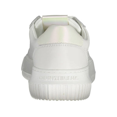 Calvin Klein White Leather Women Sneaker