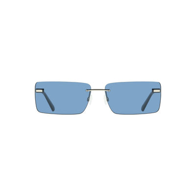 Calvin Klein Blue Metal Women Sunglass