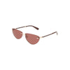Calvin Klein Pink Metal Women Sunglass