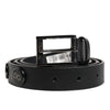 Dolce & Gabbana Black Luxury Leather DG Studs Buckle Belt