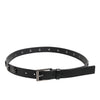 Dolce & Gabbana Black Luxury Leather DG Studs Buckle Belt
