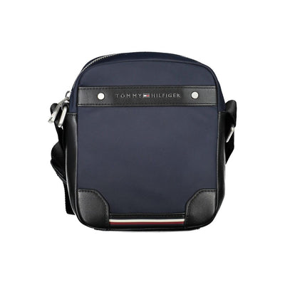Tommy Hilfiger Blue Polyester Men's Shoulder Bag