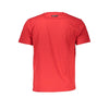 Cavalli Class Red Cotton Men T-Shirt