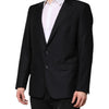 Dolce & Gabbana Dark Blue MARTINI Wool Blazer Coat Jacket