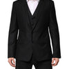 Dolce & Gabbana Black Single Breasted Suit 2 Piece Jacket