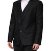 Dolce & Gabbana Black Single Breasted Suit 2 Piece Jacket