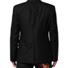 Dolce & Gabbana Black Single Breasted Suit 2 Piece Jacket