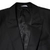 Dolce & Gabbana Black Single Breasted Suit 2 Piece Jacket