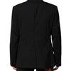 Dolce & Gabbana Black MARTINI Double Breasted Suit Jacket