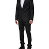 Dolce & Gabbana Dark Gray MARTINI 2 Pc Single Breasted Suit