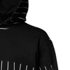 Dolce & Gabbana Black White Stripe Hooded Sweatshirt Sweater