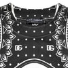 Dolce & Gabbana Black White Bandana Cotton Men Sweatshirt Sweater