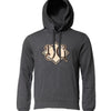 Dolce & Gabbana Gray Logo Patch Hooded Sweatshirt Sweater