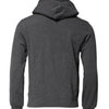 Dolce & Gabbana Gray Logo Patch Hooded Sweatshirt Sweater
