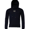Dolce & Gabbana Black Crown Cotton Hooded Sweatshirt Sweater