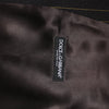 Dolce & Gabbana Black Stripes Wool Formal Men Waistcoat Vest