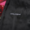 Dolce & Gabbana Pink Floral Satin Formal Men Waistcoat Vest
