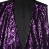 Dolce & Gabbana Purple Sequined Dress Formal Waistcoat Vest
