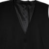 Dolce & Gabbana Black Wool Dress Formal Men Waistcoat Vest