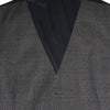 Dolce & Gabbana Gray Plaid Wool Formal Dress Waistcoat Vest