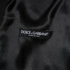Dolce & Gabbana Black Wool Dress Formal Men Waistcoat Vest