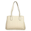 Mario Valentino Beige Polyethylene Women Handbag