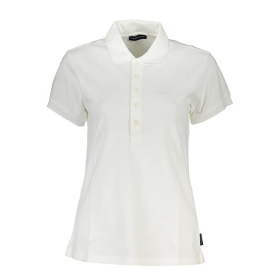 North Sails White Cotton Women Polo Shirt